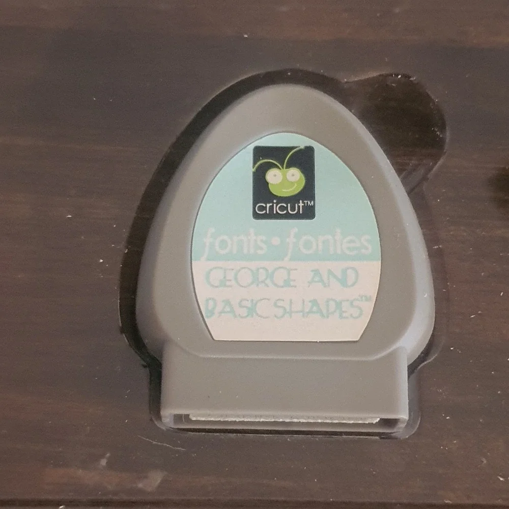 Cricut George and Basic‎ Shapes Font Cartridge Provo Craft 29-0025 Scrapbooking